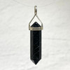 Black Tourmaline Double Terminated Point Pendant