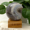 Quartz Druzy Agate Geode Sphere 9cm