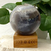 Quartz Druzy Agate Geode Sphere 9cm
