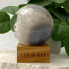 Quartz Points Agate Geode Sphere 8.9cm