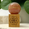 Fire Agate Sphere 4cm
