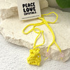 Crochet Crystal Keeper Necklace Pouch