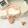 Crochet Crystal Keeper Necklace Pouch