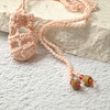 Crochet Crystal Keeper Necklace Pouch