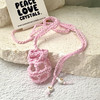 Crochet Crystal Keeper Necklace Pouch