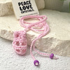 Crochet Crystal Keeper Necklace Pouch
