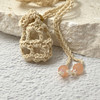 Crochet Crystal Keeper Necklace Pouch