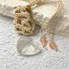 Crochet Crystal Keeper Necklace Pouch