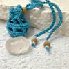 Crochet Crystal Keeper Necklace Pouch