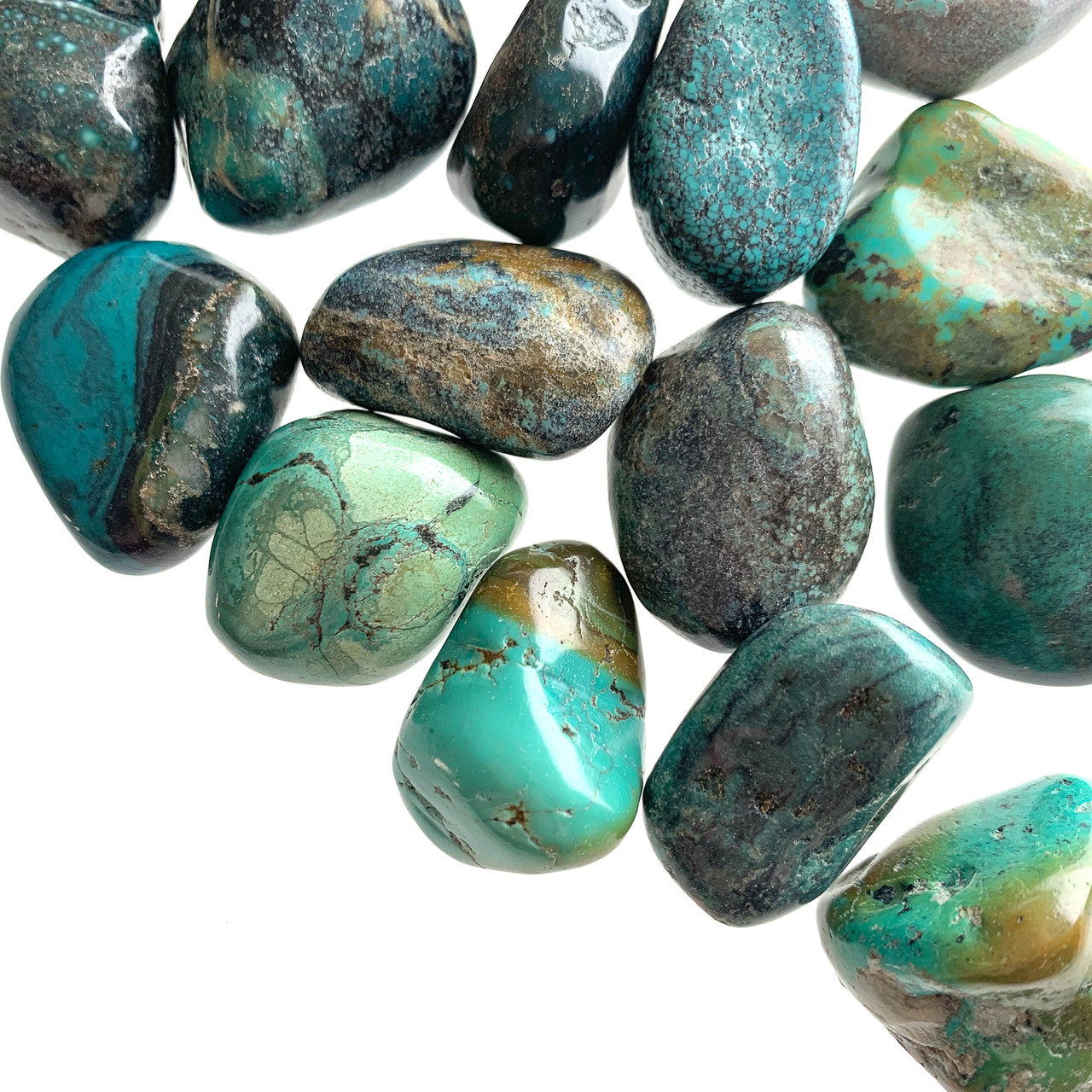 Tumbled turquoise stones Clearance