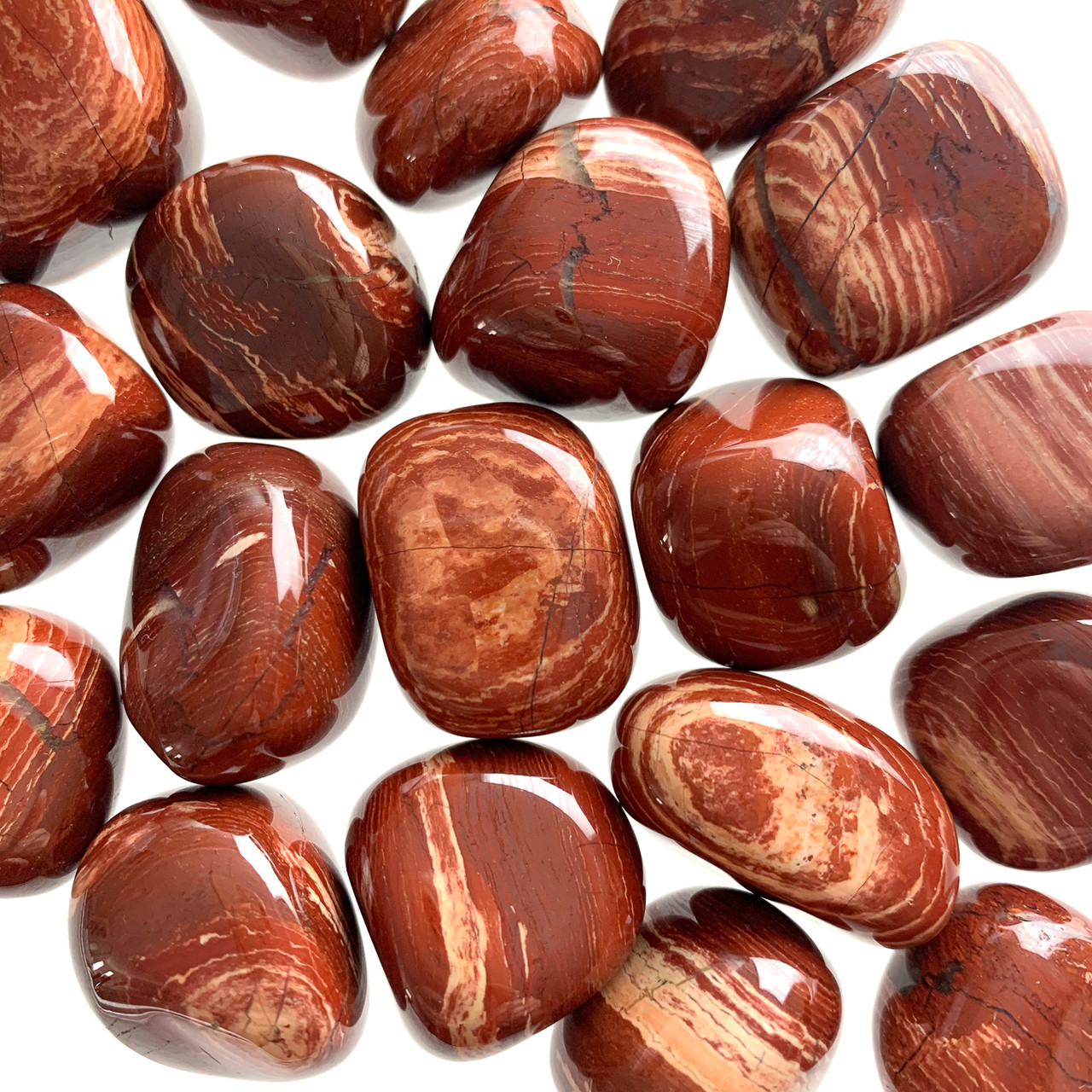 Rainbow Jasper Tumbled Stones Peace Love Crystals