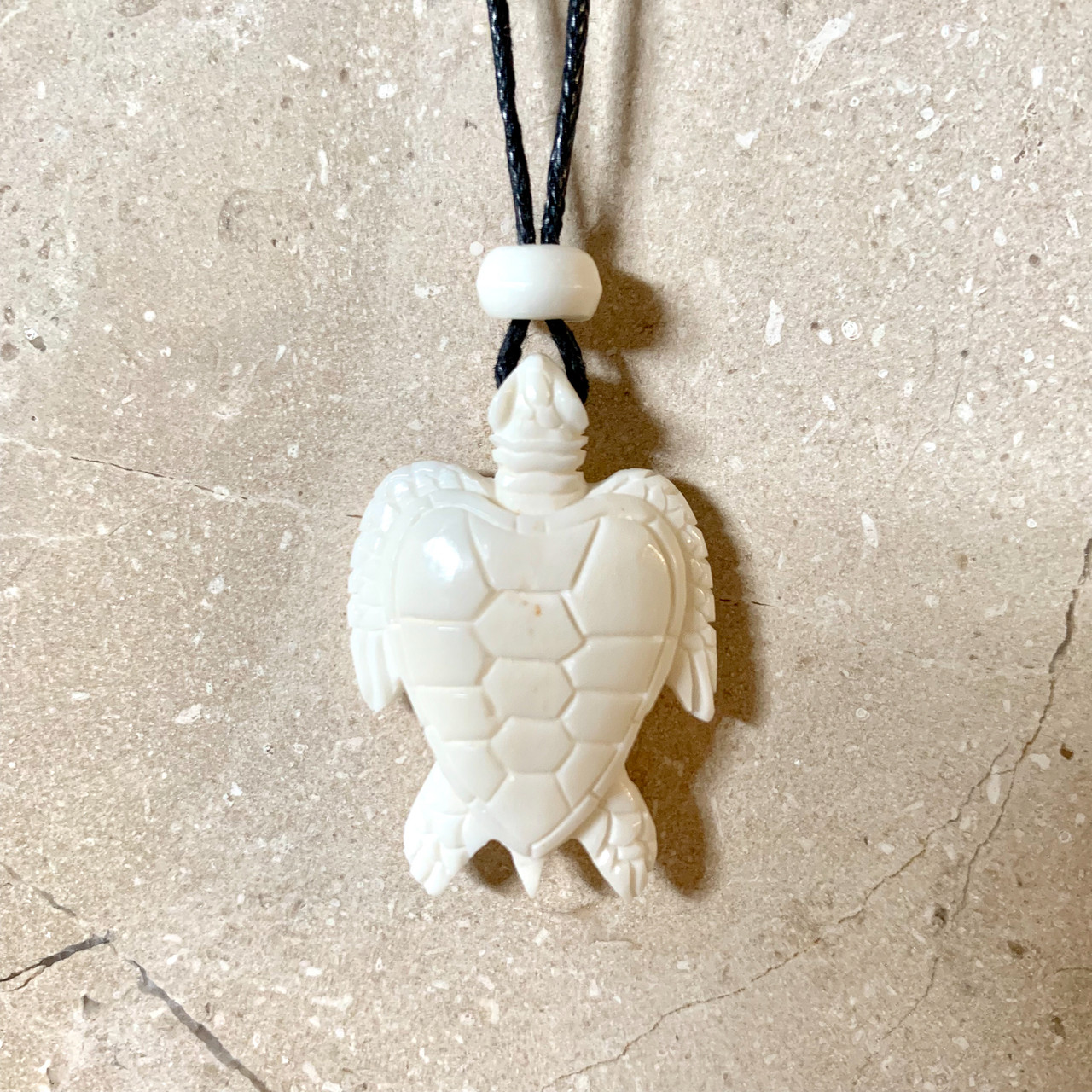 Black Rope Turtle Pendant Necklace – Ocean Lovers United