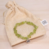 Peridot Chip Bracelet