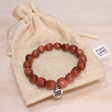 Goldstone Pebble Bracelet