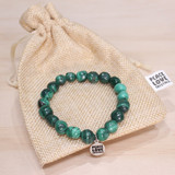 Malachite Pebble Bracelet