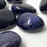 Blue Goldstone Tumbled Stones