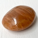 Peach Moonstone Palm Stone