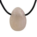 Rose Quartz Tumbled Stone Pendant