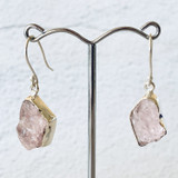 Morganite Sterling Silver Earrings