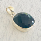 Black Onyx Sterling Silver Pendant