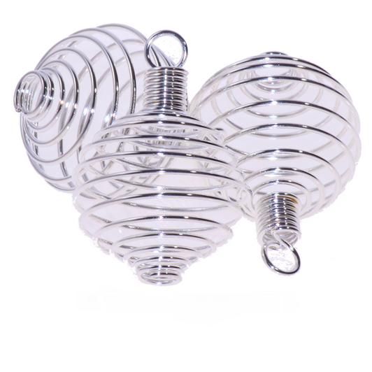 Tumbled Stone Pendant Cage