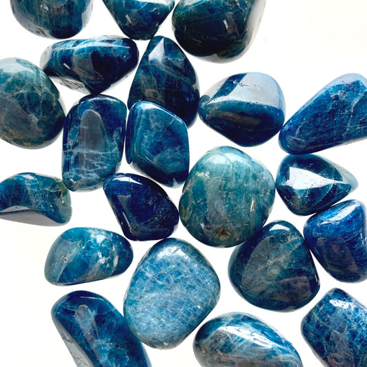 Blue Apatite Tumbled Stones