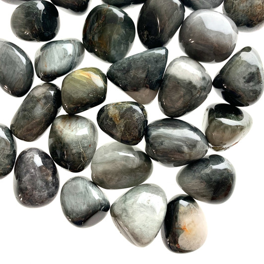 Chrysoberyl Tumbled Stones - Natural Cats Eye