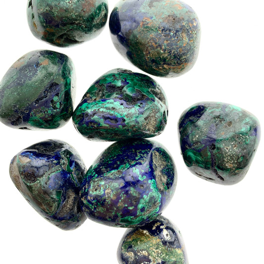 Azurite Malachite Tumbled Stones