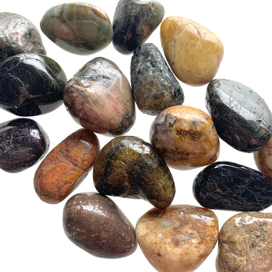 Mixed Tourmaline Tumbled Stones