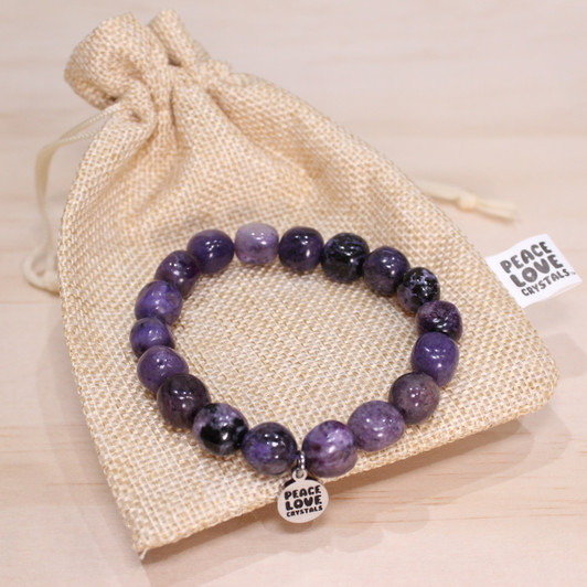 Charoite Pebble Bracelet