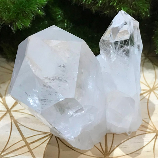 Clear Crystal Quartz Cluster