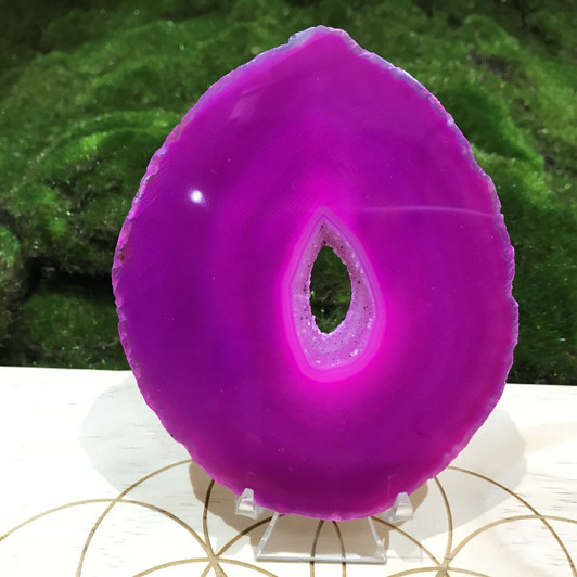 Pink Agate Slice
