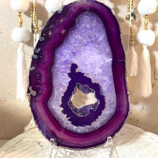Purple Agate Slice