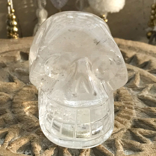 Clear Quartz Crystal Skull