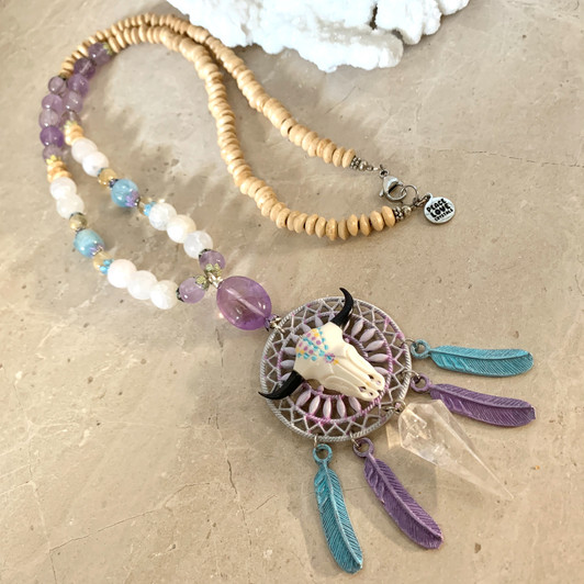 Spiritual Power Dreamcatcher Necklace