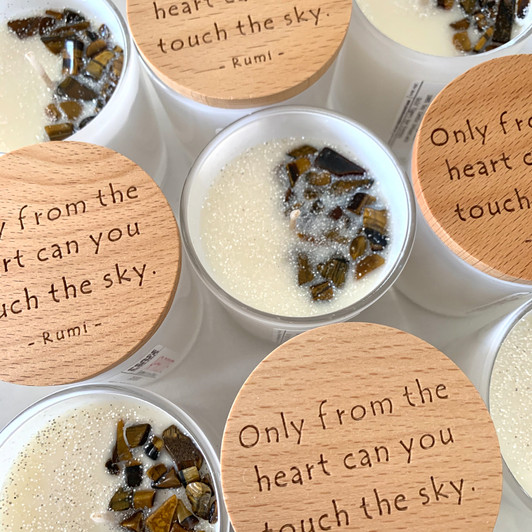 Abundance Crystal Candle