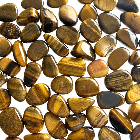 Gold Tiger Eye Tumbled Stones