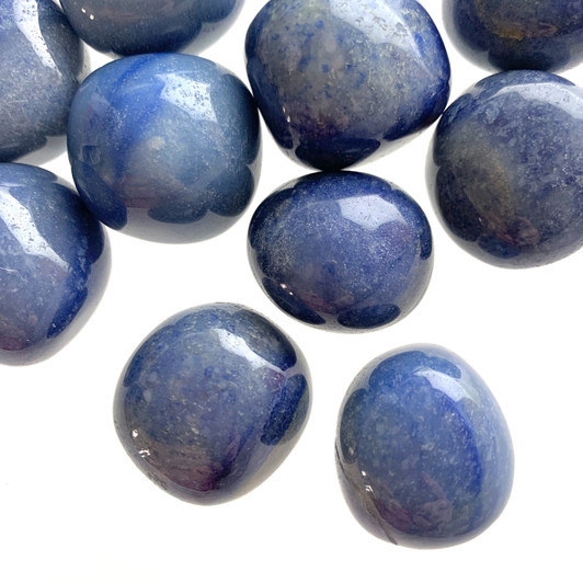 Blue Quartz Tumbled Stones