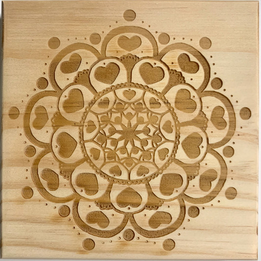 Attract Love Mandala Crystal Grid