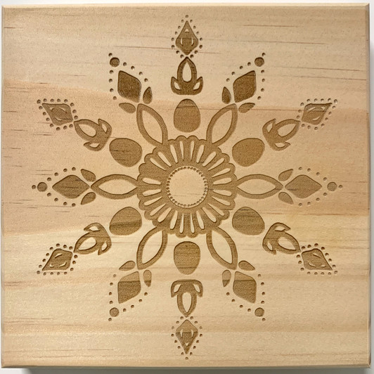 Gratitude Mandala Crystal Grid