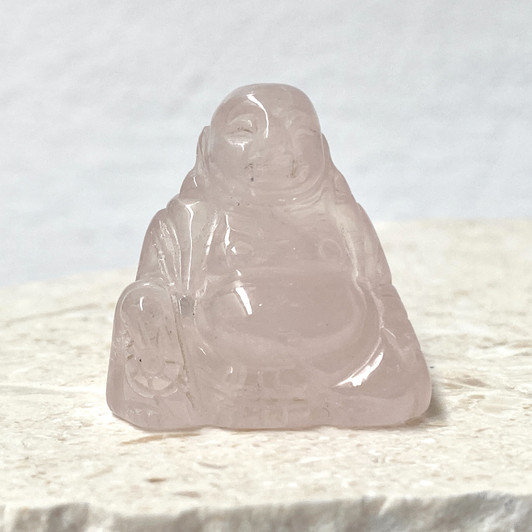 Rose Quartz Mini Buddha