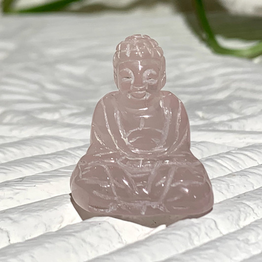 Rose Quartz Lu Li Buddha