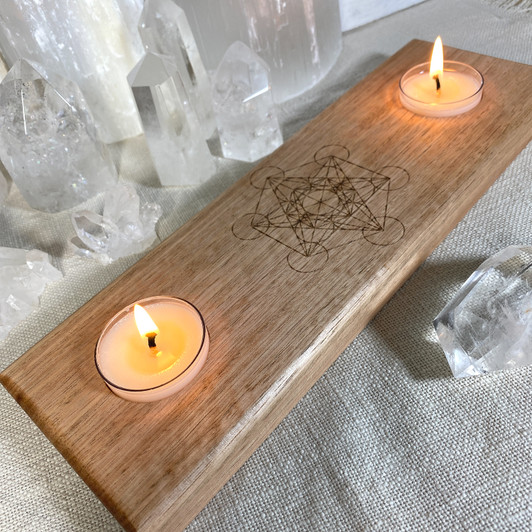 Metatron's Cube Candle Holder Grid Metatron's Cube Candle Holder Grid