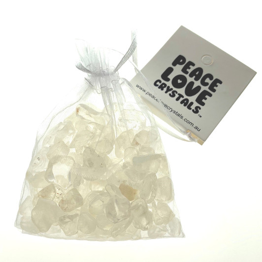 Crystal Quartz Mini Tumbled Stone Chips