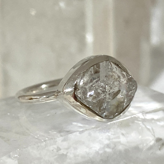 Herkimer Diamond Sterling Silver Ring