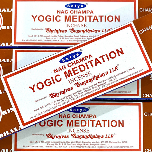 Yogic Meditation Satya Incense Sticks