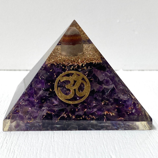 Amethyst Orgonite Pyramid