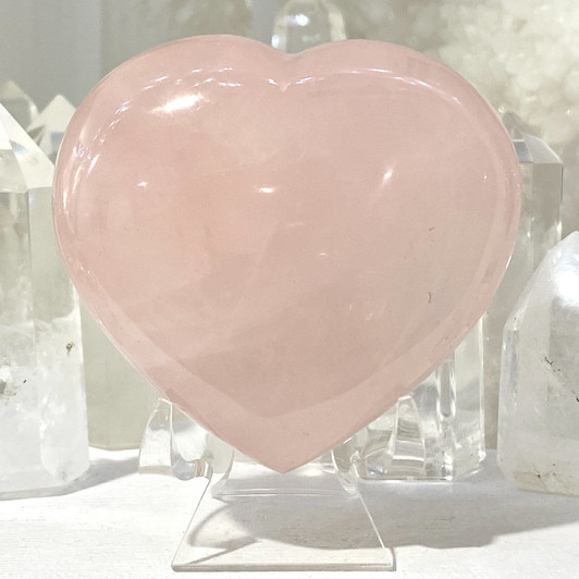 Rose Quartz Heart