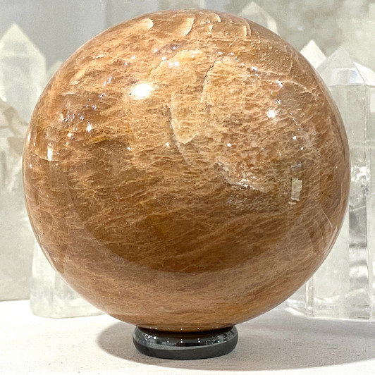 Peach Moonstone Sphere