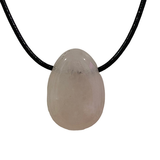 Rose Quartz Tumbled Stone Pendant